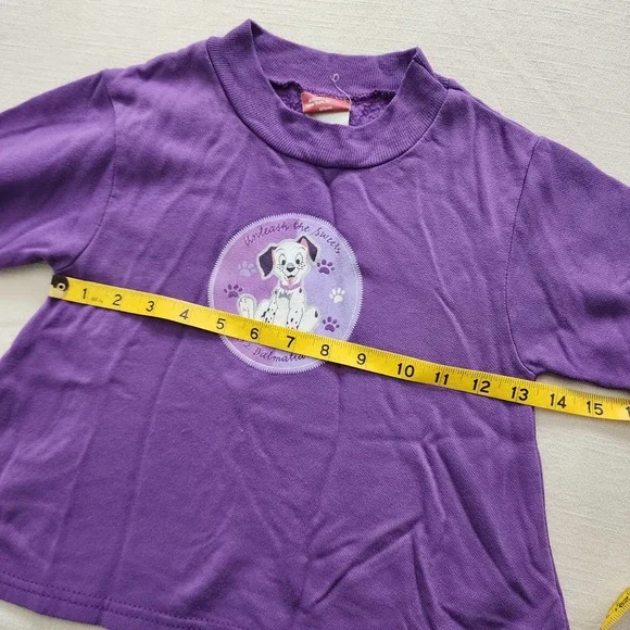 Vintage 102 Dalmations Long Sleeve Shirt 5t - Picture 6 of 9